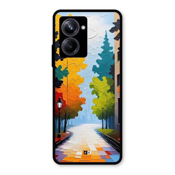 Paper Street Metal Back Case for Realme 10 Pro