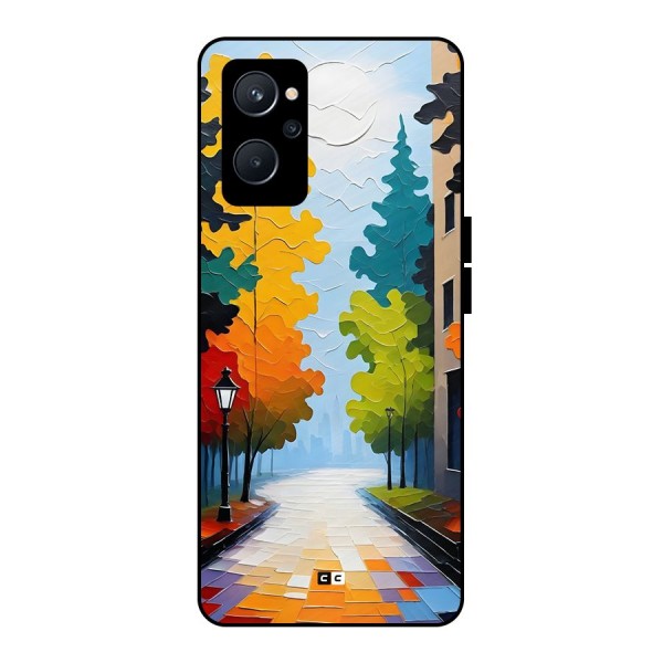 Paper Street Metal Back Case for Realme 9i 5G