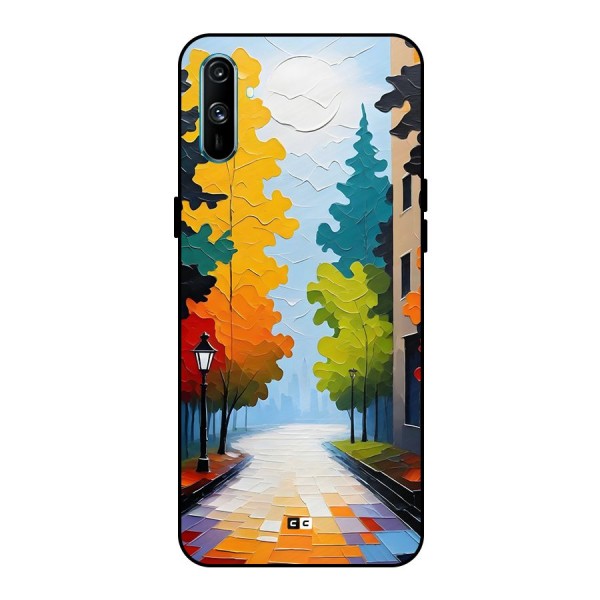 Paper Street Metal Back Case for Realme C3