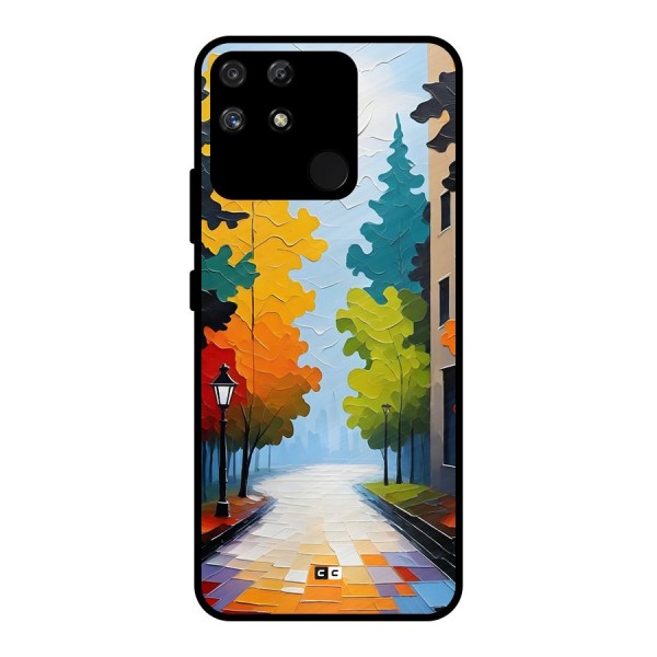 Paper Street Metal Back Case for Realme Narzo 50A