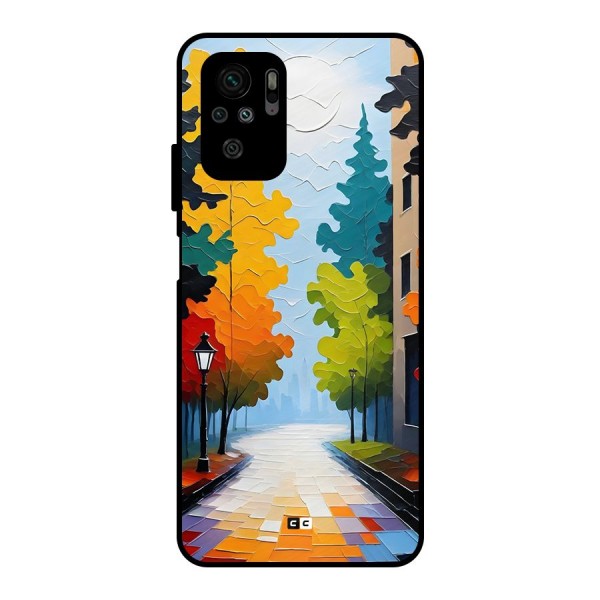 Paper Street Metal Back Case for Redmi Note 10