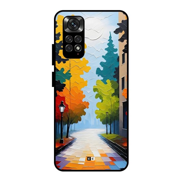Paper Street Metal Back Case for Redmi Note 11 Pro