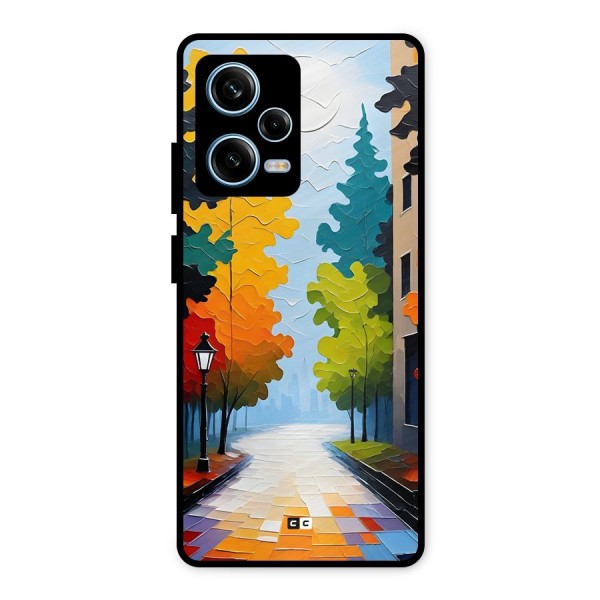 Paper Street Metal Back Case for Redmi Note 12 Pro