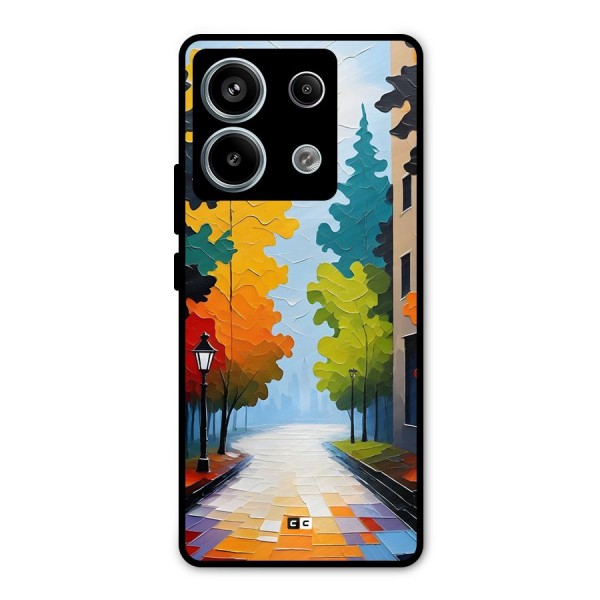 Paper Street Metal Back Case for Redmi Note 13 Pro 5G