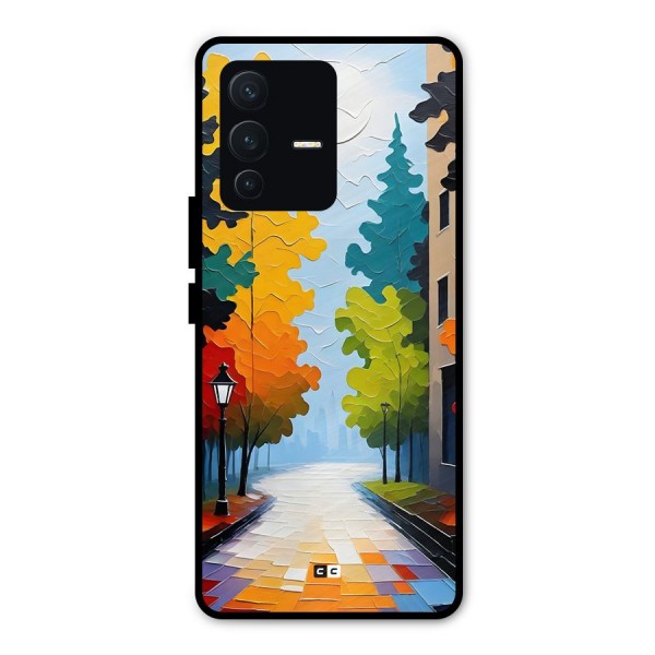 Paper Street Metal Back Case for Vivo V23 Pro