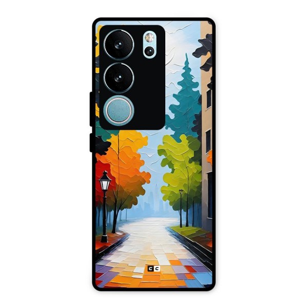 Paper Street Metal Back Case for Vivo V29 Pro