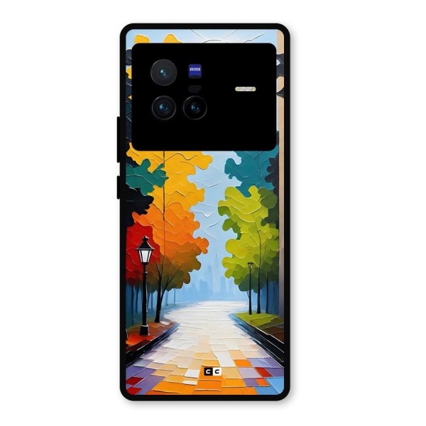 Paper Street Metal Back Case for Vivo X80