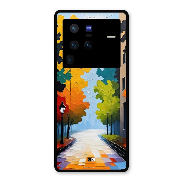 Paper Street Metal Back Case for Vivo X80 Pro