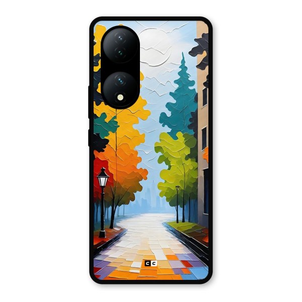 Paper Street Metal Back Case for Vivo Y100a