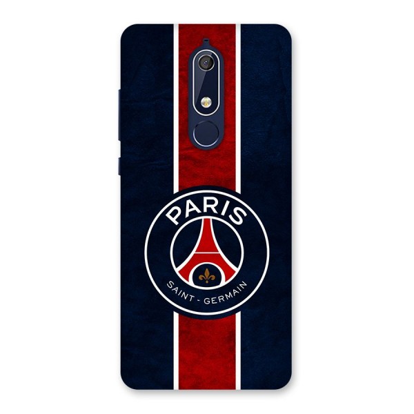 Paris Saint Germain Football Club Back Case for Nokia 5.1