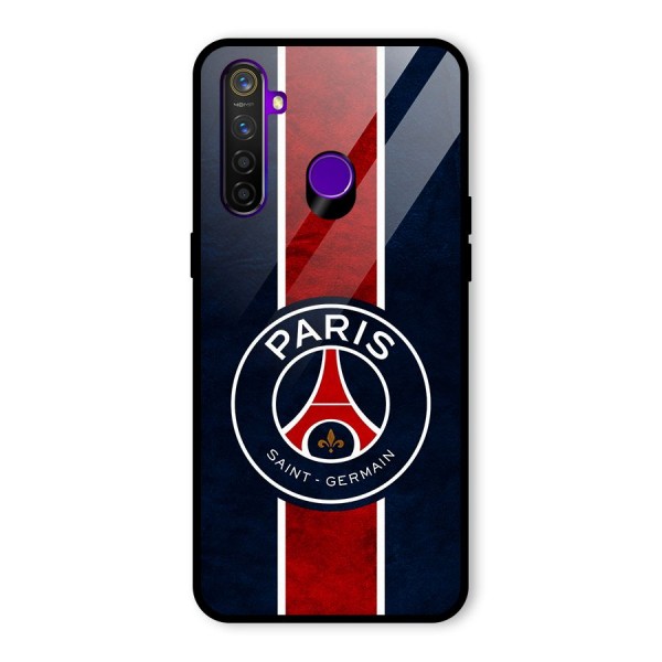 Paris Saint Germain Football Club Glass Back Case for Realme 5 Pro