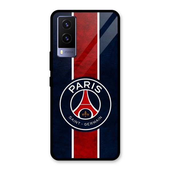Paris Saint Germain Football Club Glass Back Case for Vivo V21e 5G