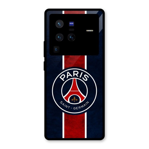 Paris Saint Germain Football Club Glass Back Case for Vivo X80 Pro