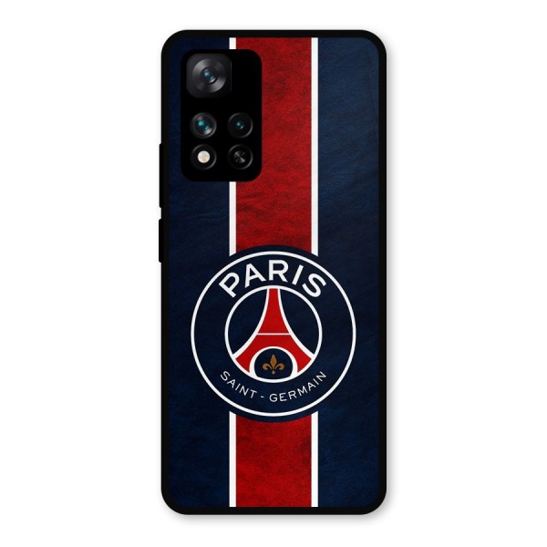 Paris Saint Germain Football Club Metal Back Case for Xiaomi 11i 5G