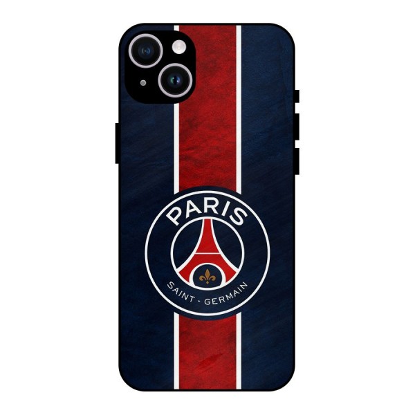 Paris Saint Germain Football Club Metal Back Case for iPhone 14 Plus