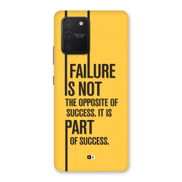 Part Of Success Back Case for Galaxy S10 Lite