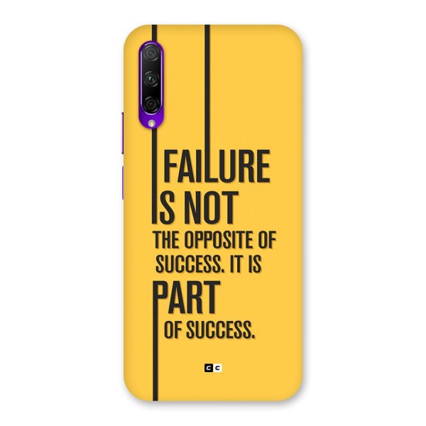 Part Of Success Back Case for Honor 9X Pro