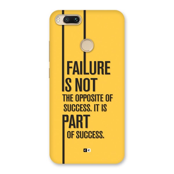 Part Of Success Back Case for Mi A1