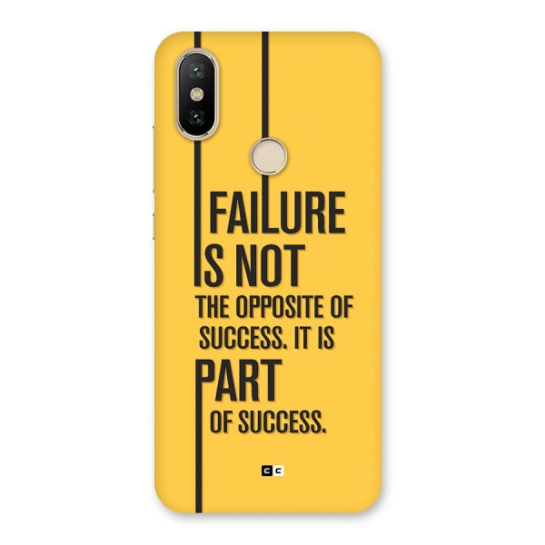 Part Of Success Back Case for Mi A2