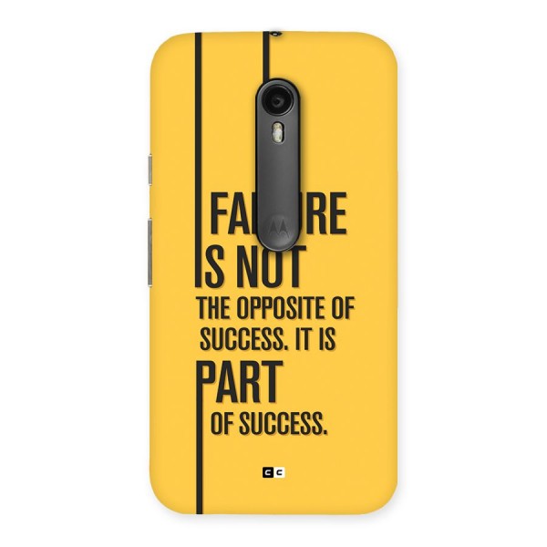 Part Of Success Back Case for Moto G3