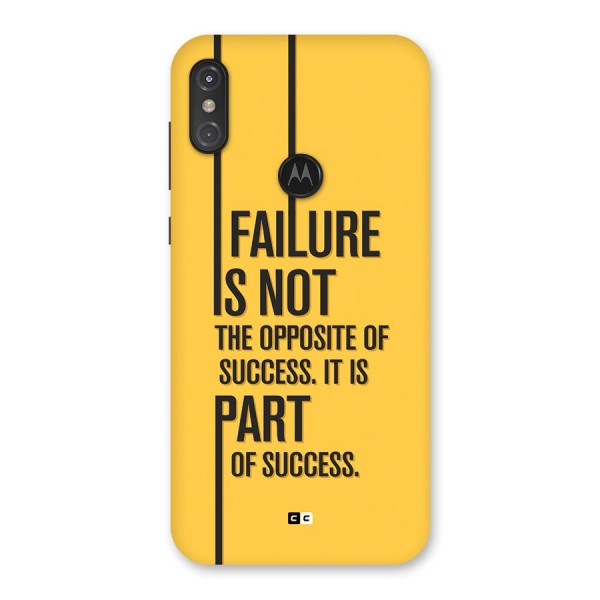 Part Of Success Back Case for Motorola One Power