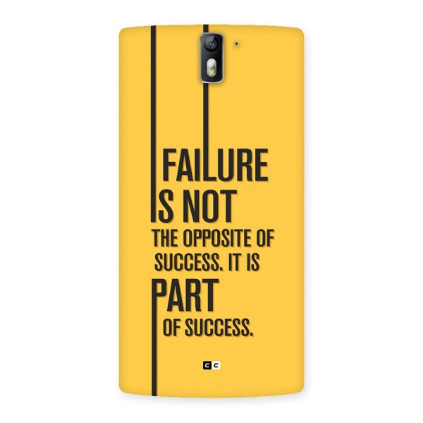 Part Of Success Back Case for OnePlus One