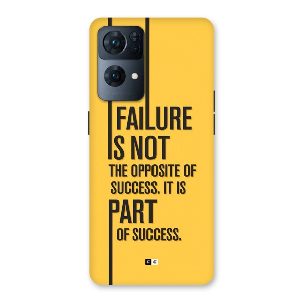 Part Of Success Back Case for Oppo Reno7 Pro 5G