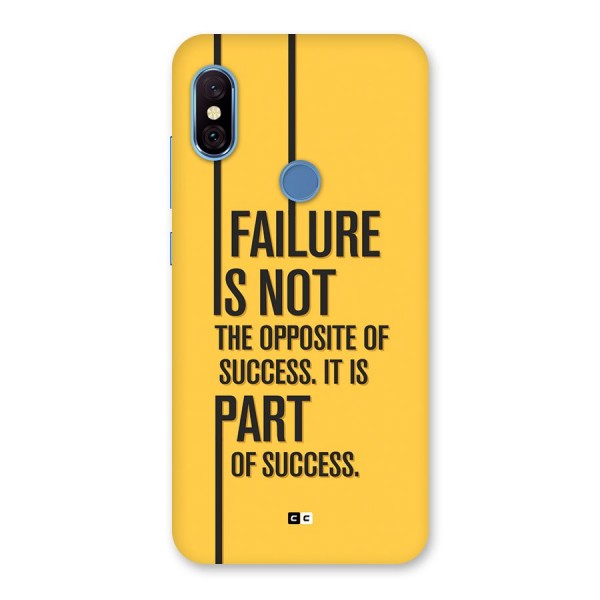 Part Of Success Back Case for Redmi Note 6 Pro