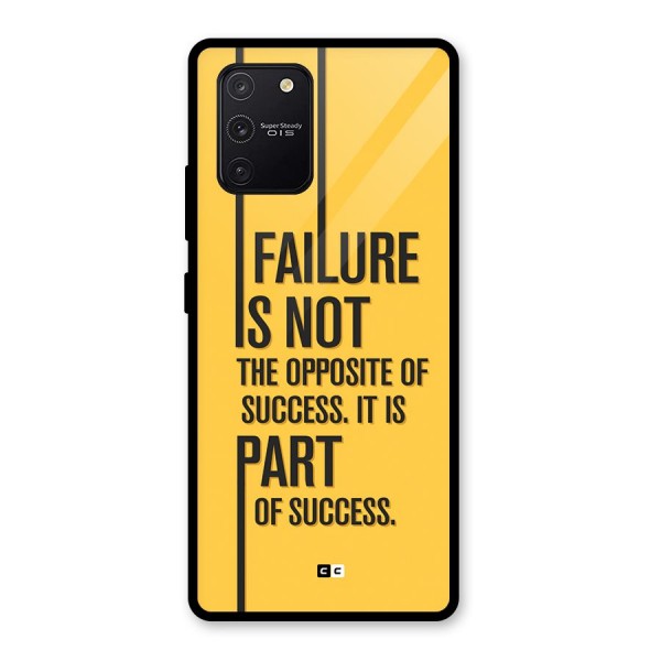 Part Of Success Glass Back Case for Galaxy S10 Lite