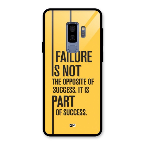 Part Of Success Glass Back Case for Galaxy S9 Plus