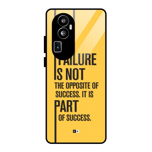 Part Of Success Glass Back Case for Oppo Reno10 Pro Plus