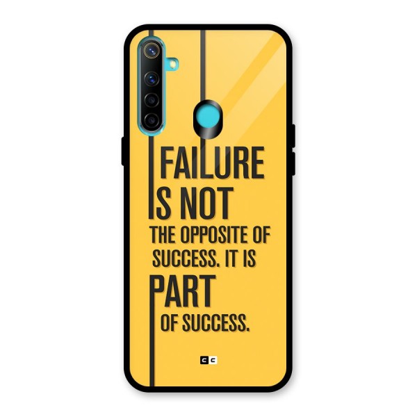 Part Of Success Glass Back Case for Realme 5