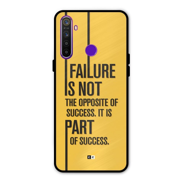 Part Of Success Glass Back Case for Realme 5s