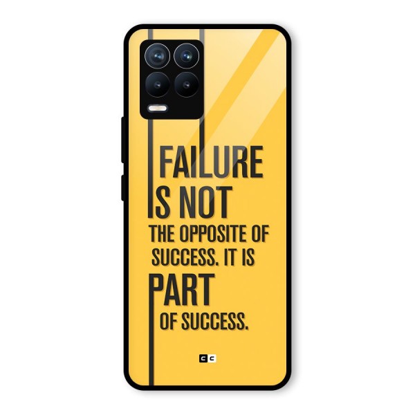 Part Of Success Glass Back Case for Realme 8