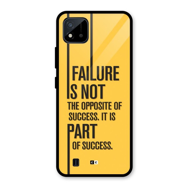 Part Of Success Glass Back Case for Realme C11 2021