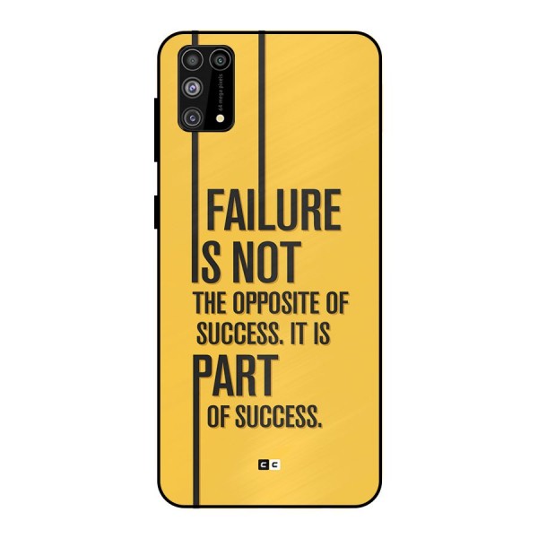 Part Of Success Metal Back Case for Galaxy M31