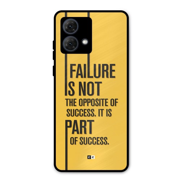 Part Of Success Metal Back Case for Moto G84