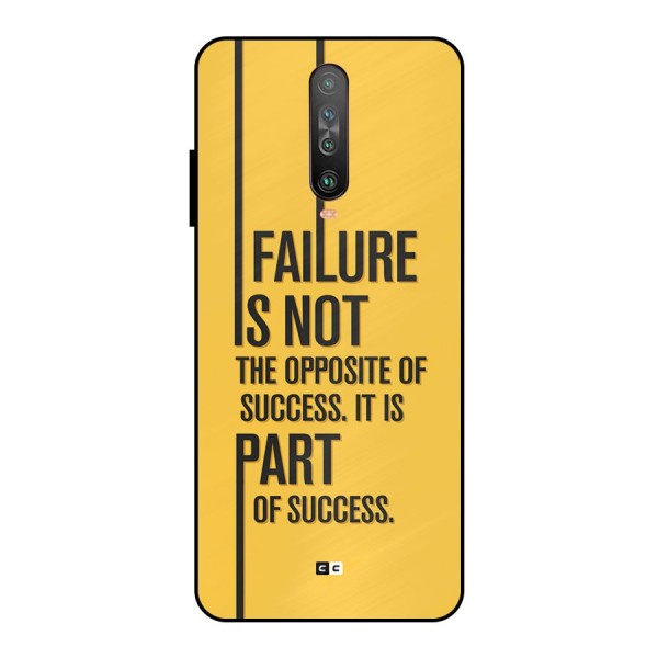 Part Of Success Metal Back Case for Poco X2