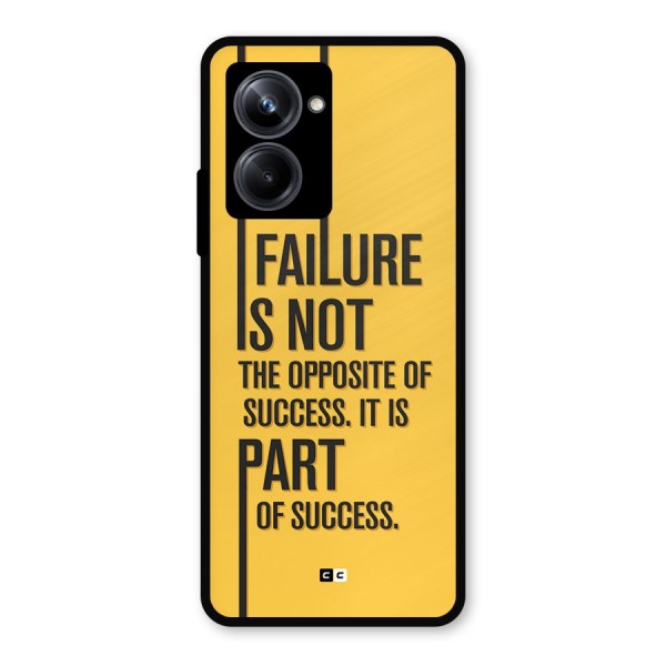 Part Of Success Metal Back Case for Realme 10 Pro