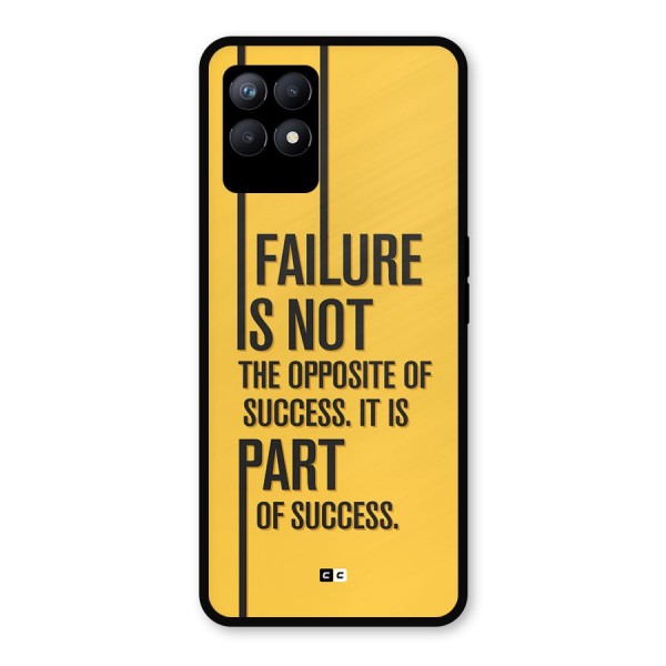 Part Of Success Metal Back Case for Realme 8i