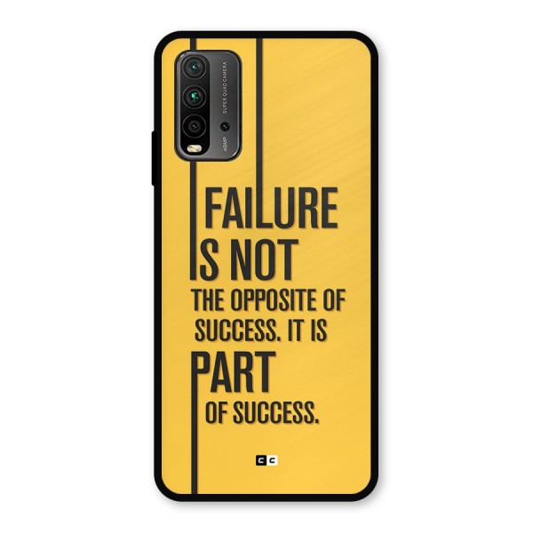 Part Of Success Metal Back Case for Redmi 9 Power