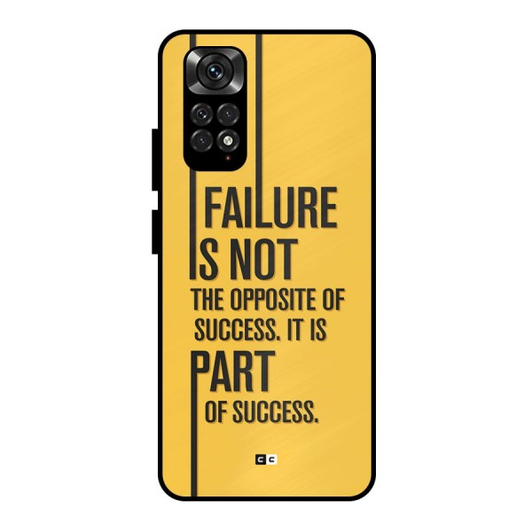 Part Of Success Metal Back Case for Redmi Note 11 Pro