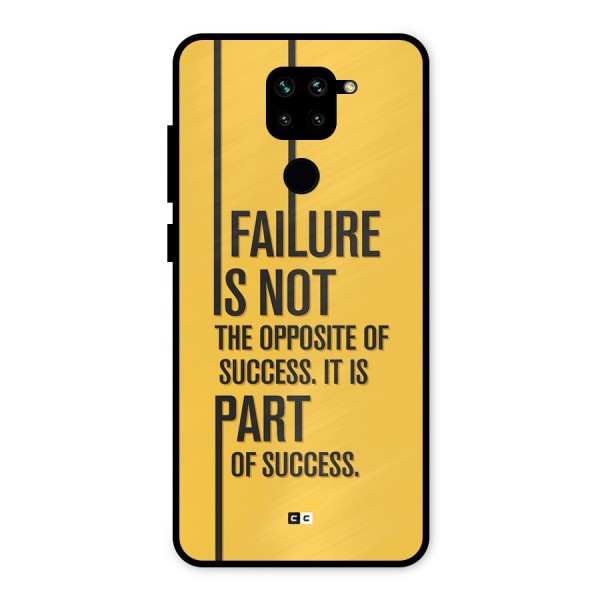 Part Of Success Metal Back Case for Redmi Note 9