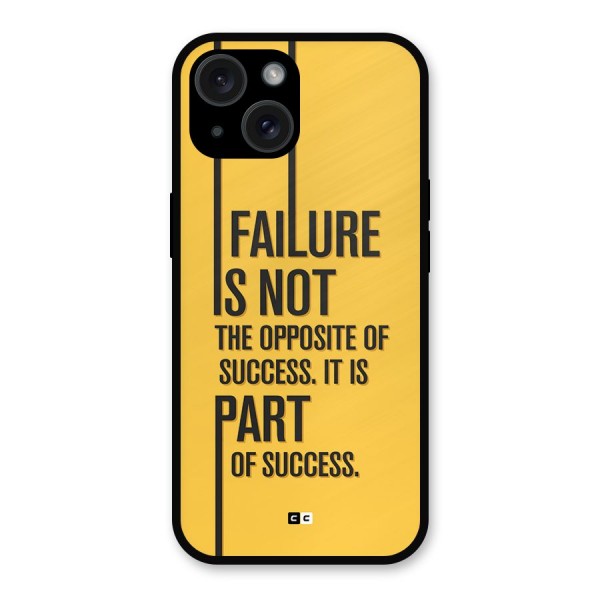 Part Of Success Metal Back Case for iPhone 15