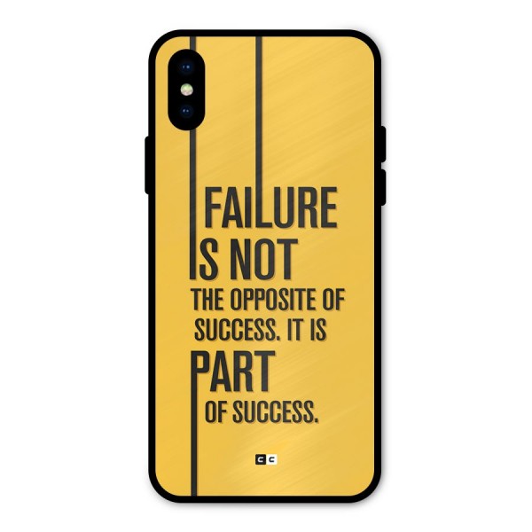 Part Of Success Metal Back Case for iPhone X