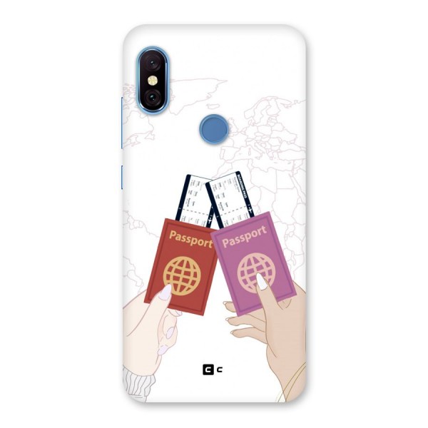 Passport Drive Back Case for Redmi Note 6 Pro