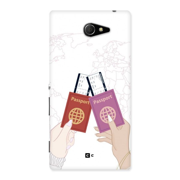 Passport Drive Back Case for Xperia M2