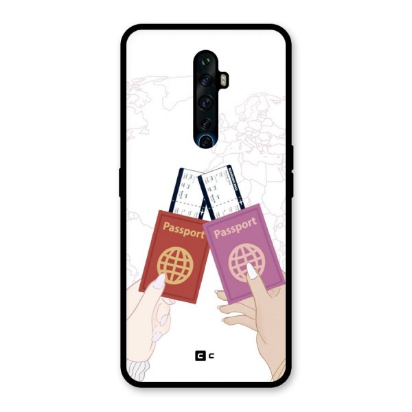 Passport Drive Glass Back Case for Oppo Reno2 Z