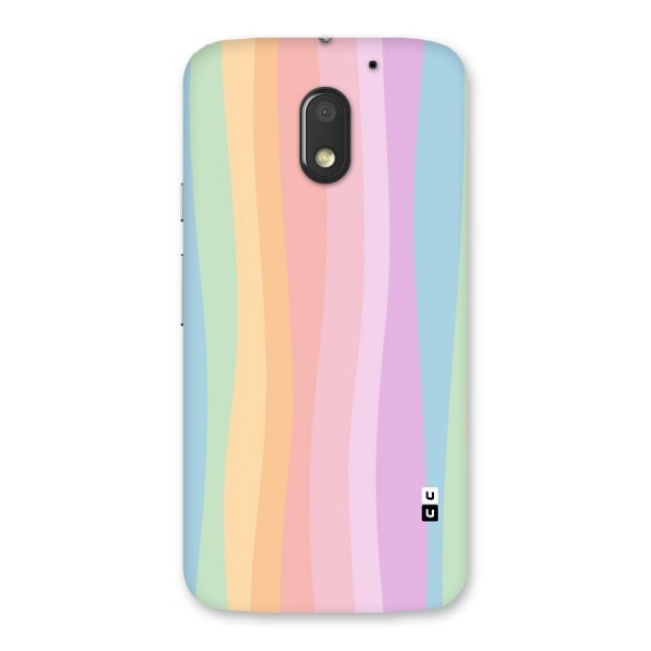 Pastel Curves Back Case for Moto E3 Power