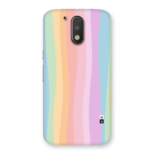 Pastel Curves Back Case for Motorola Moto G4